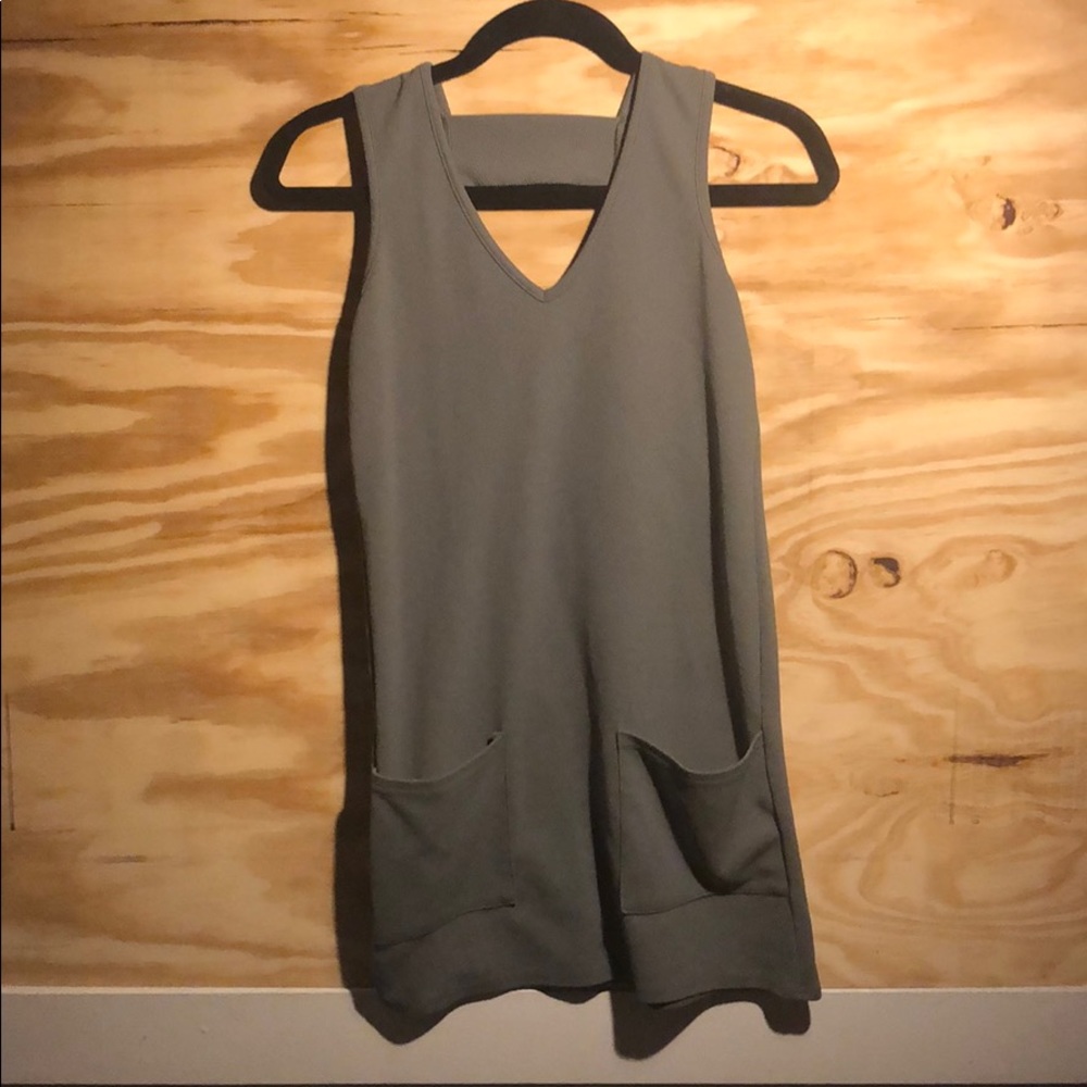 Green tank top